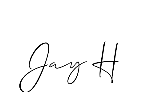 Make a beautiful signature design for name Jay H. Use this online signature maker to create a handwritten signature for free. Jay H signature style 2 images and pictures png