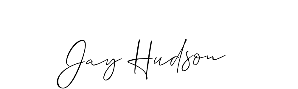 Also we have Jay Hudson name is the best signature style. Create professional handwritten signature collection using Allison_Script autograph style. Jay Hudson signature style 2 images and pictures png