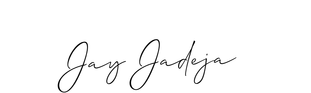 Make a beautiful signature design for name Jay Jadeja. Use this online signature maker to create a handwritten signature for free. Jay Jadeja signature style 2 images and pictures png
