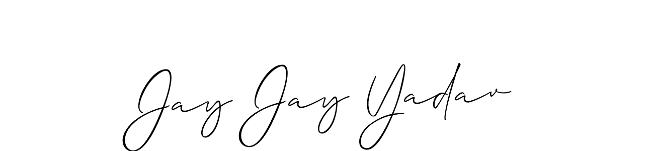 Here are the top 10 professional signature styles for the name Jay Jay Yadav. These are the best autograph styles you can use for your name. Jay Jay Yadav signature style 2 images and pictures png