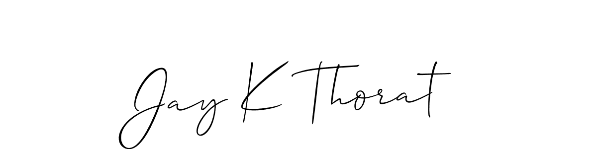 How to Draw Jay K Thorat signature style? Allison_Script is a latest design signature styles for name Jay K Thorat. Jay K Thorat signature style 2 images and pictures png