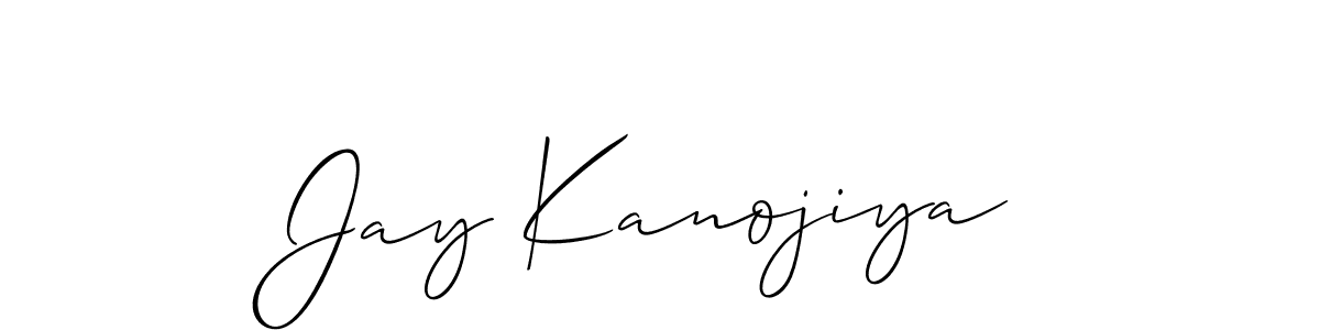 Make a short Jay Kanojiya signature style. Manage your documents anywhere anytime using Allison_Script. Create and add eSignatures, submit forms, share and send files easily. Jay Kanojiya signature style 2 images and pictures png