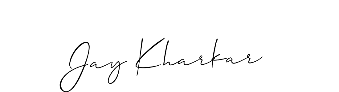 Here are the top 10 professional signature styles for the name Jay Kharkar. These are the best autograph styles you can use for your name. Jay Kharkar signature style 2 images and pictures png