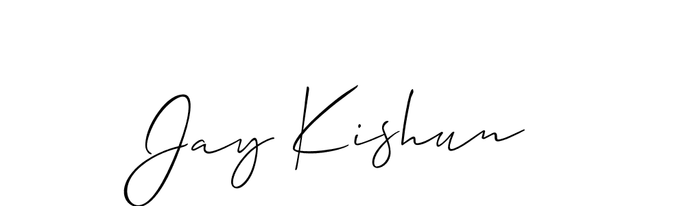 Make a short Jay Kishun signature style. Manage your documents anywhere anytime using Allison_Script. Create and add eSignatures, submit forms, share and send files easily. Jay Kishun signature style 2 images and pictures png