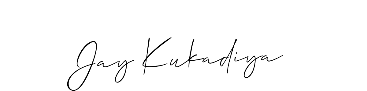 You can use this online signature creator to create a handwritten signature for the name Jay Kukadiya. This is the best online autograph maker. Jay Kukadiya signature style 2 images and pictures png