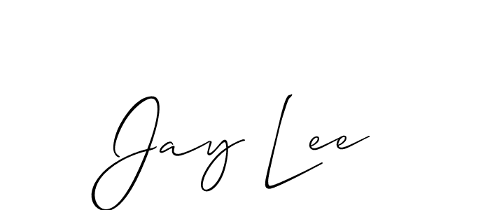 It looks lik you need a new signature style for name Jay Lee. Design unique handwritten (Allison_Script) signature with our free signature maker in just a few clicks. Jay Lee signature style 2 images and pictures png