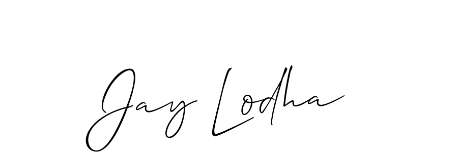 Make a beautiful signature design for name Jay Lodha. Use this online signature maker to create a handwritten signature for free. Jay Lodha signature style 2 images and pictures png