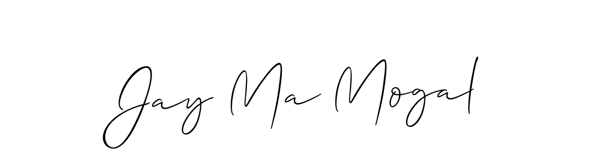 Check out images of Autograph of Jay Ma Mogal name. Actor Jay Ma Mogal Signature Style. Allison_Script is a professional sign style online. Jay Ma Mogal signature style 2 images and pictures png