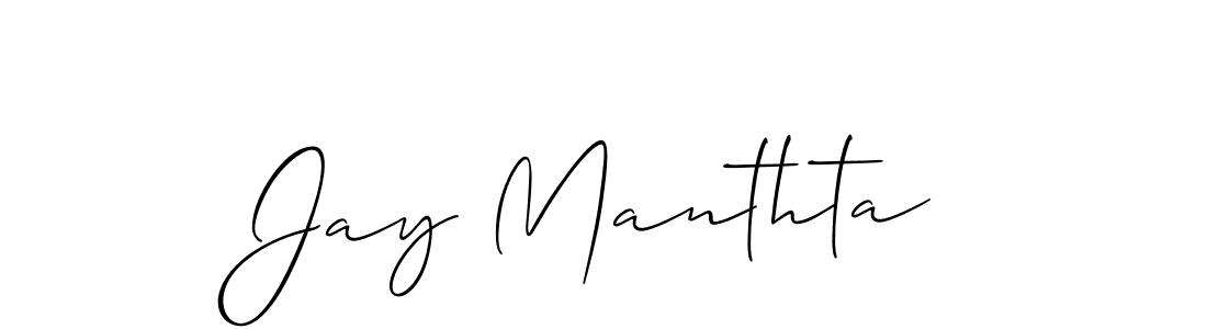 You can use this online signature creator to create a handwritten signature for the name Jay Manthta. This is the best online autograph maker. Jay Manthta signature style 2 images and pictures png