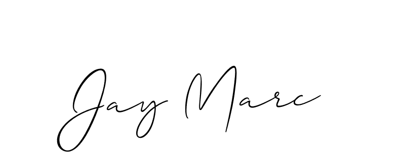 Best and Professional Signature Style for Jay Marc. Allison_Script Best Signature Style Collection. Jay Marc signature style 2 images and pictures png