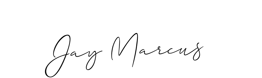 How to make Jay Marcus signature? Allison_Script is a professional autograph style. Create handwritten signature for Jay Marcus name. Jay Marcus signature style 2 images and pictures png