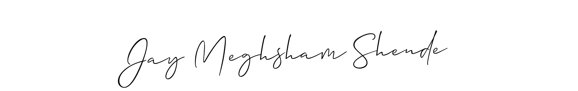 Best and Professional Signature Style for Jay Meghsham Shende. Allison_Script Best Signature Style Collection. Jay Meghsham Shende signature style 2 images and pictures png