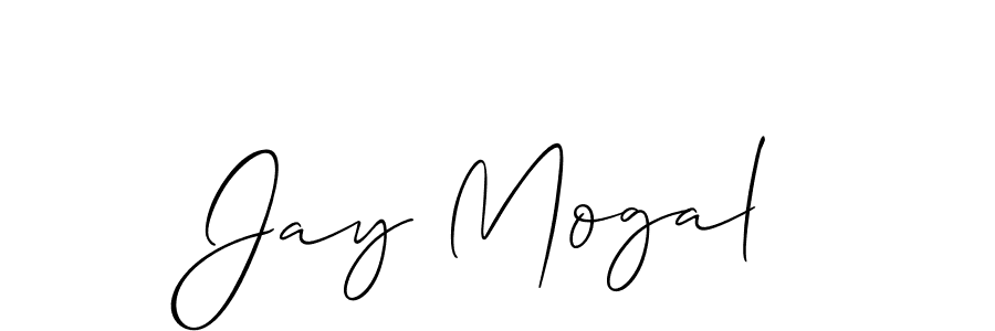 The best way (Allison_Script) to make a short signature is to pick only two or three words in your name. The name Jay Mogal include a total of six letters. For converting this name. Jay Mogal signature style 2 images and pictures png