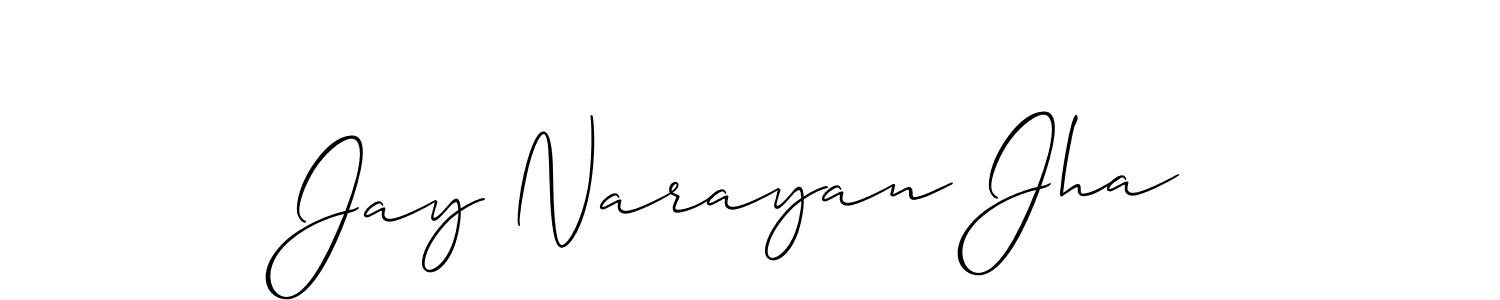 Best and Professional Signature Style for Jay Narayan Jha. Allison_Script Best Signature Style Collection. Jay Narayan Jha signature style 2 images and pictures png