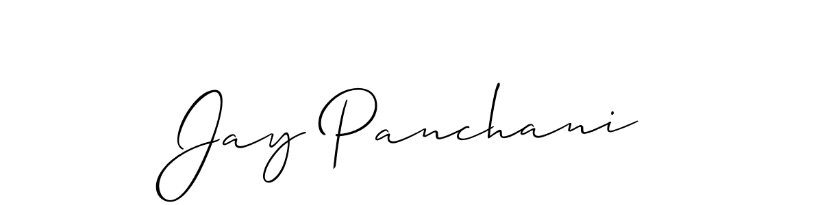 Also You can easily find your signature by using the search form. We will create Jay Panchani name handwritten signature images for you free of cost using Allison_Script sign style. Jay Panchani signature style 2 images and pictures png