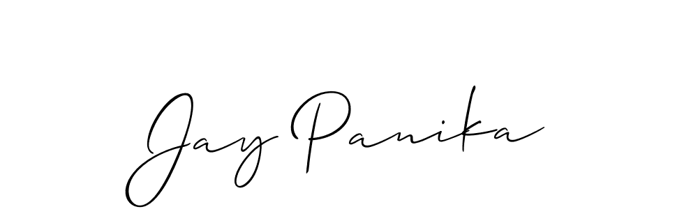 Check out images of Autograph of Jay Panika name. Actor Jay Panika Signature Style. Allison_Script is a professional sign style online. Jay Panika signature style 2 images and pictures png