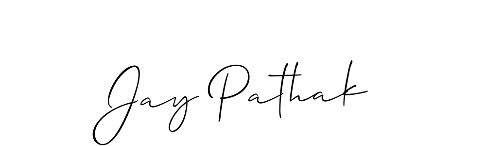 Best and Professional Signature Style for Jay Pathak. Allison_Script Best Signature Style Collection. Jay Pathak signature style 2 images and pictures png