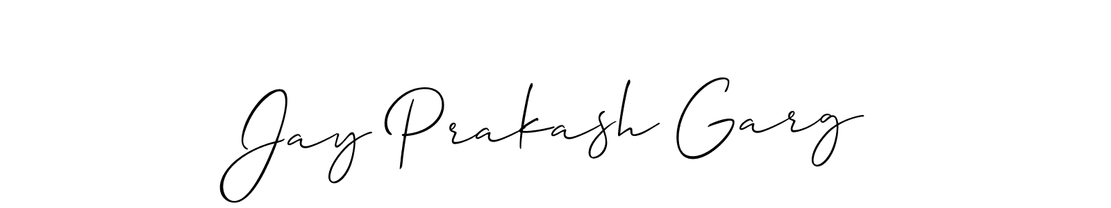Check out images of Autograph of Jay Prakash Garg name. Actor Jay Prakash Garg Signature Style. Allison_Script is a professional sign style online. Jay Prakash Garg signature style 2 images and pictures png