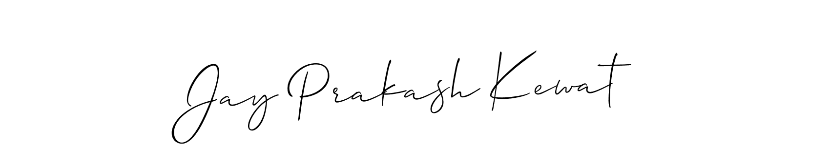 Use a signature maker to create a handwritten signature online. With this signature software, you can design (Allison_Script) your own signature for name Jay Prakash Kewat. Jay Prakash Kewat signature style 2 images and pictures png