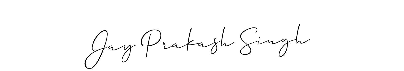 Similarly Allison_Script is the best handwritten signature design. Signature creator online .You can use it as an online autograph creator for name Jay Prakash Singh. Jay Prakash Singh signature style 2 images and pictures png