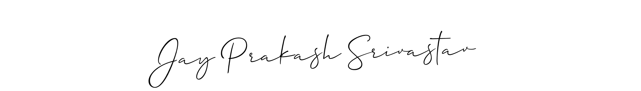 Similarly Allison_Script is the best handwritten signature design. Signature creator online .You can use it as an online autograph creator for name Jay Prakash Srivastav. Jay Prakash Srivastav signature style 2 images and pictures png