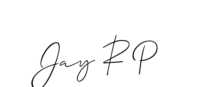 Also we have Jay R P name is the best signature style. Create professional handwritten signature collection using Allison_Script autograph style. Jay R P signature style 2 images and pictures png