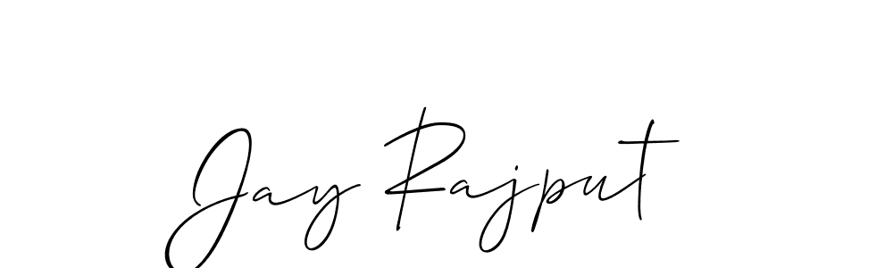 Also You can easily find your signature by using the search form. We will create Jay Rajput name handwritten signature images for you free of cost using Allison_Script sign style. Jay Rajput signature style 2 images and pictures png