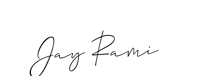 You can use this online signature creator to create a handwritten signature for the name Jay Rami. This is the best online autograph maker. Jay Rami signature style 2 images and pictures png