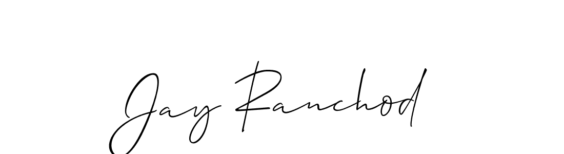 The best way (Allison_Script) to make a short signature is to pick only two or three words in your name. The name Jay Ranchod include a total of six letters. For converting this name. Jay Ranchod signature style 2 images and pictures png