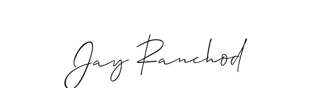 It looks lik you need a new signature style for name Jay Ranchod. Design unique handwritten (Allison_Script) signature with our free signature maker in just a few clicks. Jay Ranchod signature style 2 images and pictures png