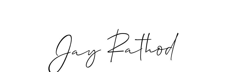 How to make Jay Rathod signature? Allison_Script is a professional autograph style. Create handwritten signature for Jay Rathod name. Jay Rathod signature style 2 images and pictures png