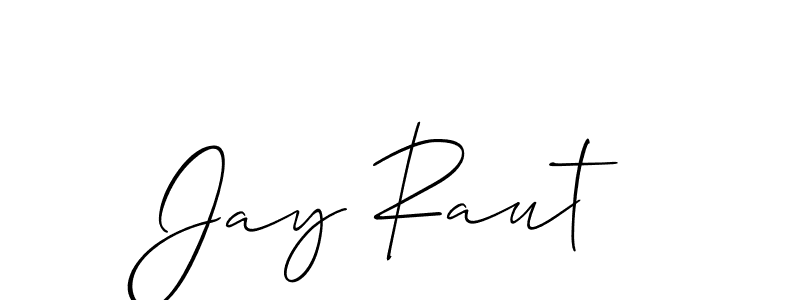 Also You can easily find your signature by using the search form. We will create Jay Raut name handwritten signature images for you free of cost using Allison_Script sign style. Jay Raut signature style 2 images and pictures png