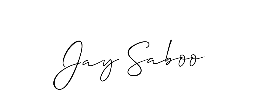 Make a beautiful signature design for name Jay Saboo. Use this online signature maker to create a handwritten signature for free. Jay Saboo signature style 2 images and pictures png