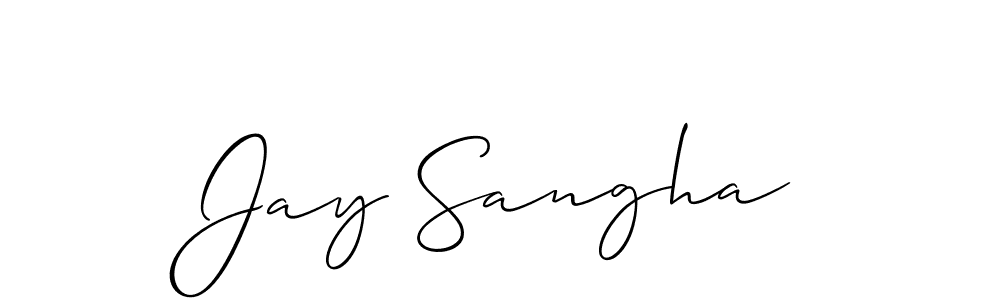 This is the best signature style for the Jay Sangha name. Also you like these signature font (Allison_Script). Mix name signature. Jay Sangha signature style 2 images and pictures png