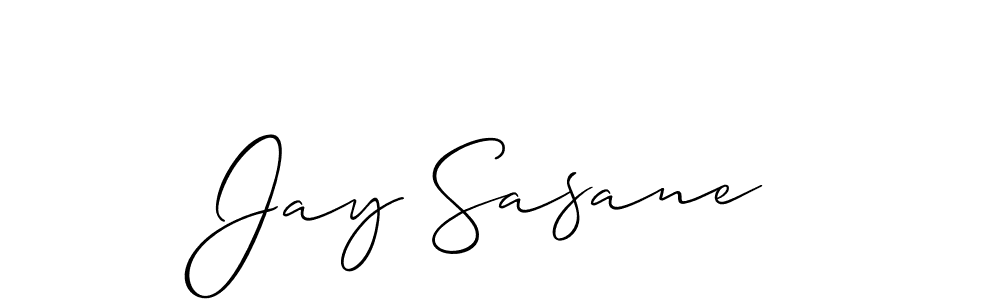 This is the best signature style for the Jay Sasane name. Also you like these signature font (Allison_Script). Mix name signature. Jay Sasane signature style 2 images and pictures png