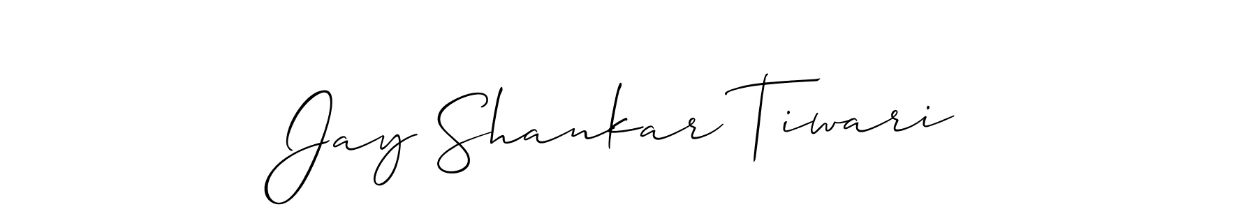 How to Draw Jay Shankar Tiwari signature style? Allison_Script is a latest design signature styles for name Jay Shankar Tiwari. Jay Shankar Tiwari signature style 2 images and pictures png