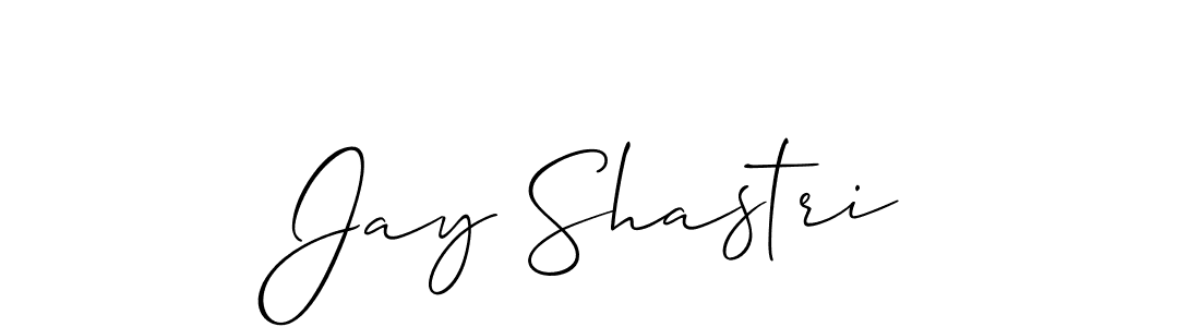 Allison_Script is a professional signature style that is perfect for those who want to add a touch of class to their signature. It is also a great choice for those who want to make their signature more unique. Get Jay Shastri name to fancy signature for free. Jay Shastri signature style 2 images and pictures png