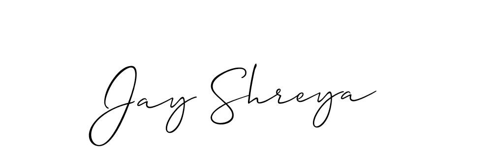 See photos of Jay Shreya official signature by Spectra . Check more albums & portfolios. Read reviews & check more about Allison_Script font. Jay Shreya signature style 2 images and pictures png