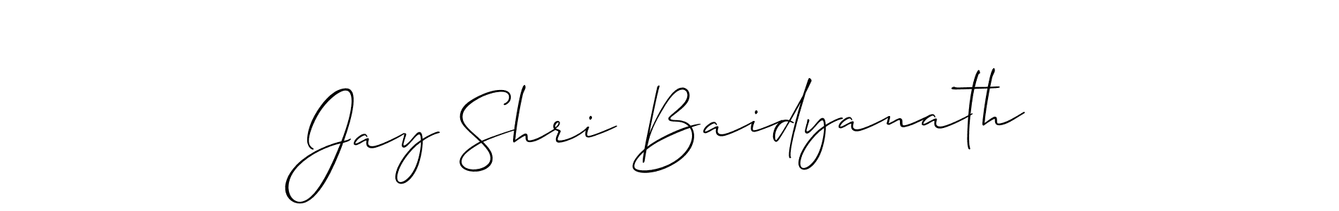 Here are the top 10 professional signature styles for the name Jay Shri Baidyanath. These are the best autograph styles you can use for your name. Jay Shri Baidyanath signature style 2 images and pictures png