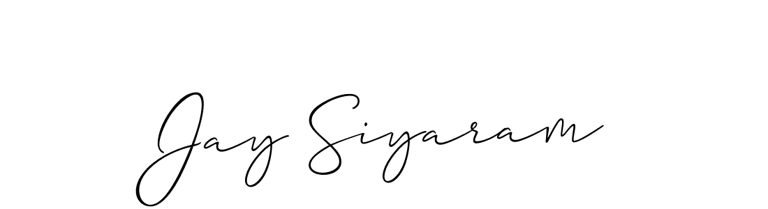 Jay Siyaram stylish signature style. Best Handwritten Sign (Allison_Script) for my name. Handwritten Signature Collection Ideas for my name Jay Siyaram. Jay Siyaram signature style 2 images and pictures png