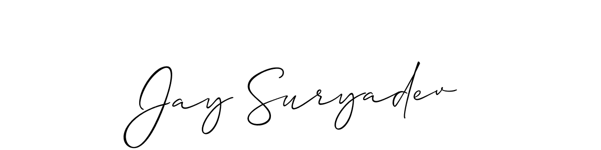 You can use this online signature creator to create a handwritten signature for the name Jay Suryadev. This is the best online autograph maker. Jay Suryadev signature style 2 images and pictures png