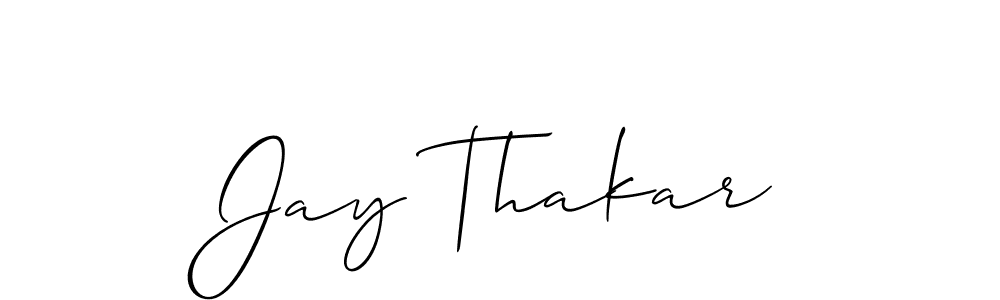 Make a beautiful signature design for name Jay Thakar. Use this online signature maker to create a handwritten signature for free. Jay Thakar signature style 2 images and pictures png