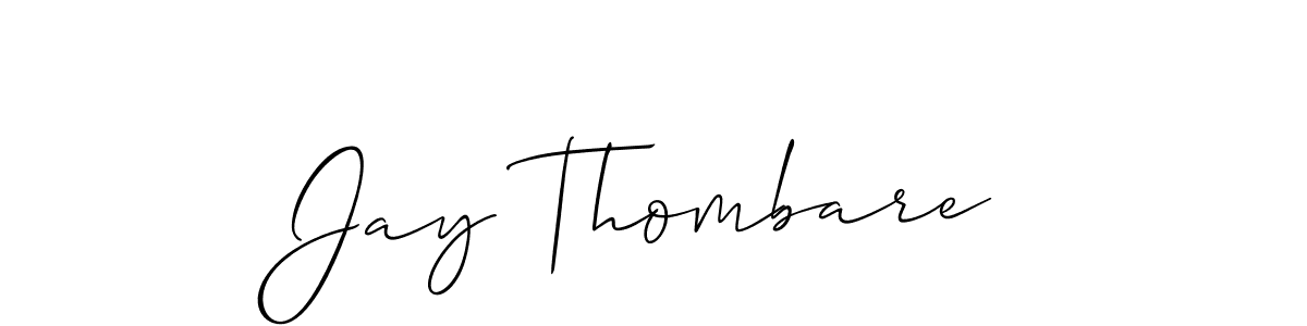 Make a beautiful signature design for name Jay Thombare. Use this online signature maker to create a handwritten signature for free. Jay Thombare signature style 2 images and pictures png