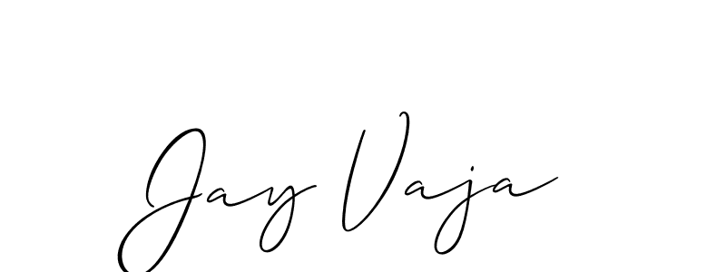 Also You can easily find your signature by using the search form. We will create Jay Vaja name handwritten signature images for you free of cost using Allison_Script sign style. Jay Vaja signature style 2 images and pictures png