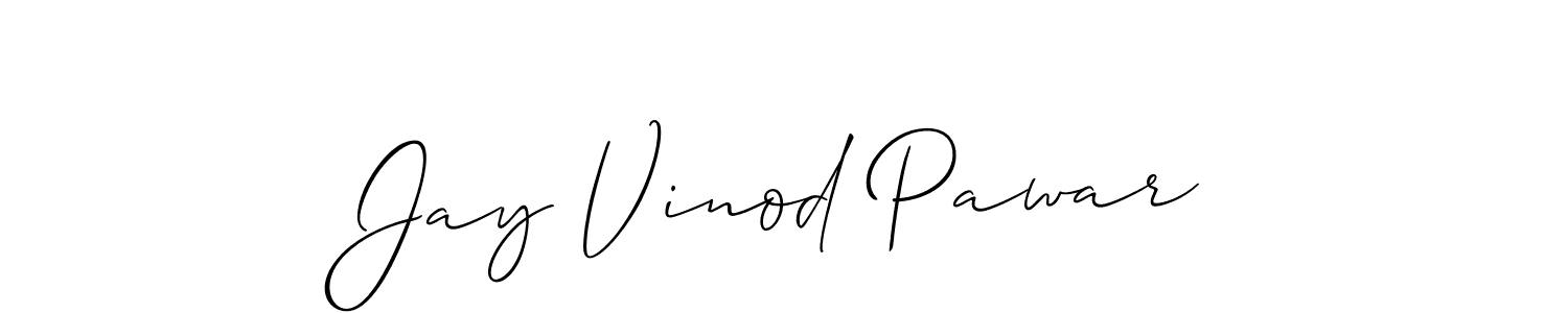 Similarly Allison_Script is the best handwritten signature design. Signature creator online .You can use it as an online autograph creator for name Jay Vinod Pawar. Jay Vinod Pawar signature style 2 images and pictures png