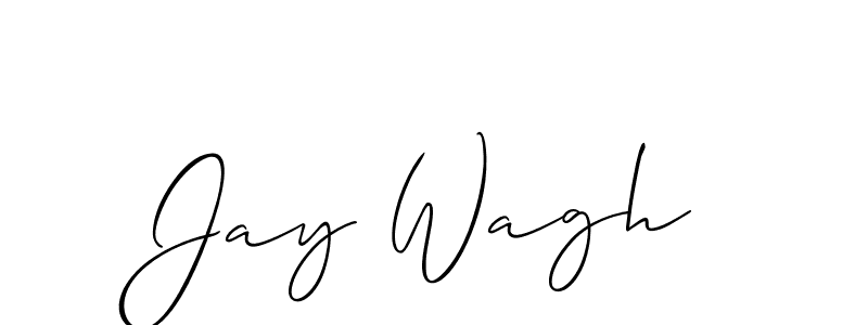 Use a signature maker to create a handwritten signature online. With this signature software, you can design (Allison_Script) your own signature for name Jay Wagh. Jay Wagh signature style 2 images and pictures png