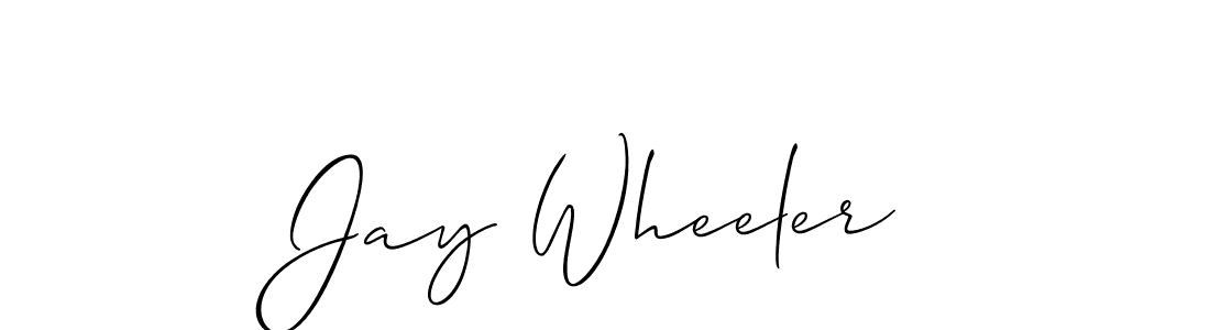 How to Draw Jay Wheeler signature style? Allison_Script is a latest design signature styles for name Jay Wheeler. Jay Wheeler signature style 2 images and pictures png
