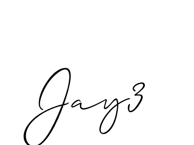 Check out images of Autograph of Jay3 name. Actor Jay3 Signature Style. Allison_Script is a professional sign style online. Jay3 signature style 2 images and pictures png