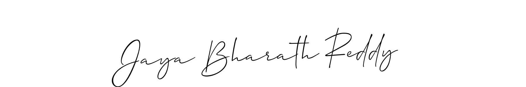 Similarly Allison_Script is the best handwritten signature design. Signature creator online .You can use it as an online autograph creator for name Jaya Bharath Reddy. Jaya Bharath Reddy signature style 2 images and pictures png