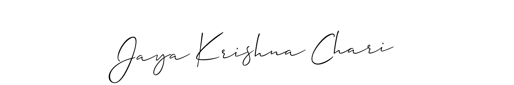 Best and Professional Signature Style for Jaya Krishna Chari. Allison_Script Best Signature Style Collection. Jaya Krishna Chari signature style 2 images and pictures png